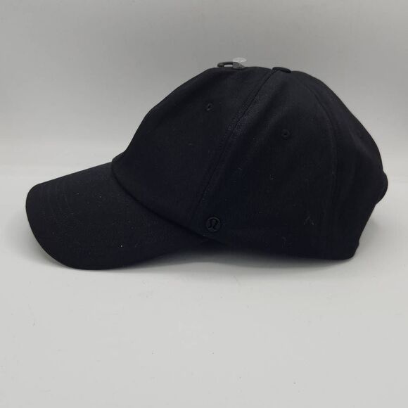 Brand New Lululemon Women's Size L/XL Black Structured Ball Cap Hat Twill - Picture 2 of 9
